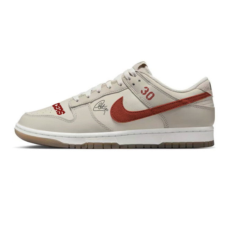 

Кроссовки Nike Dunk Skateboarding Shoes Men Low-top Brown/Gray, коричневый