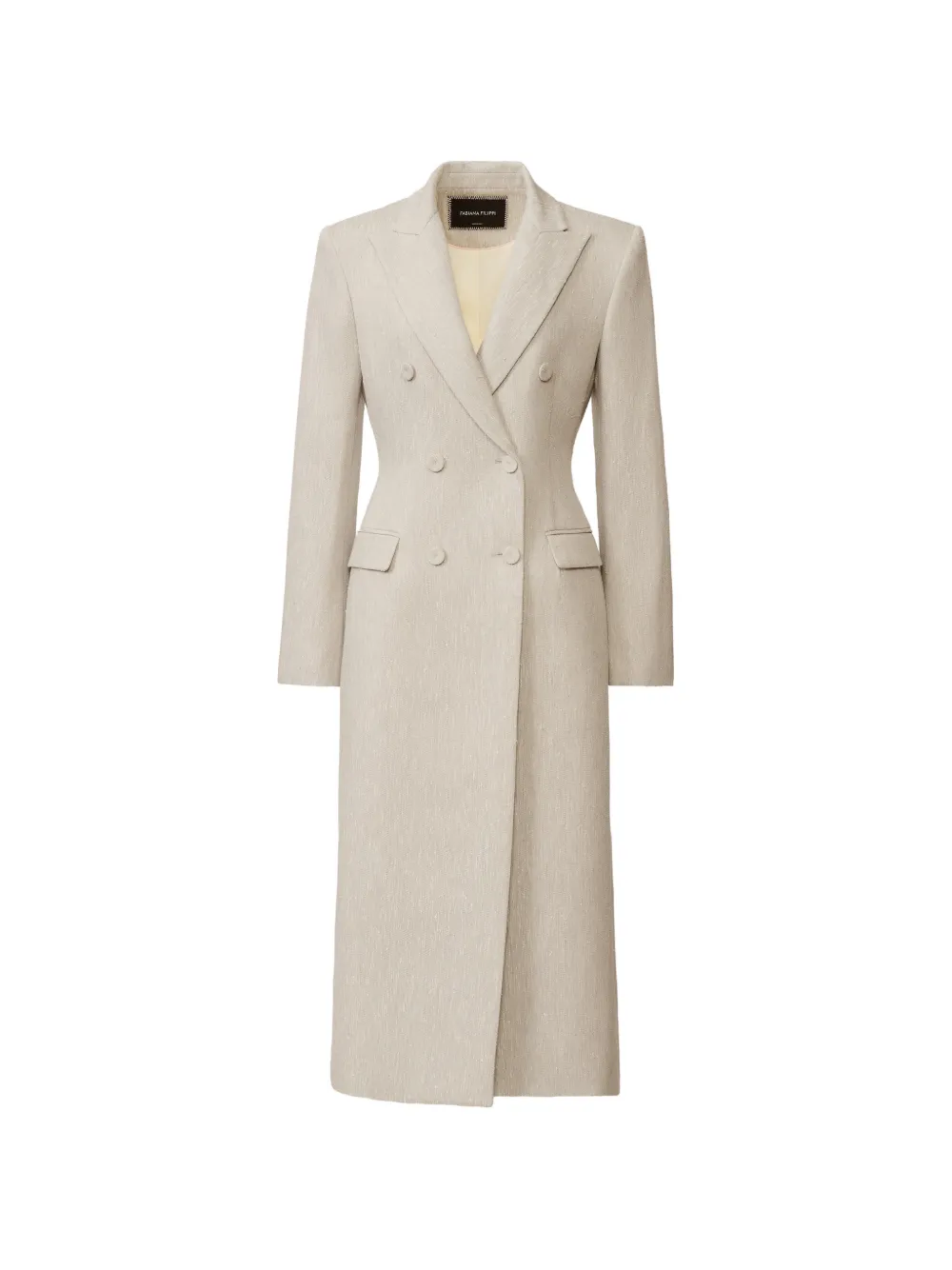 

Двубортное пальто Fabiana Filippi, серый