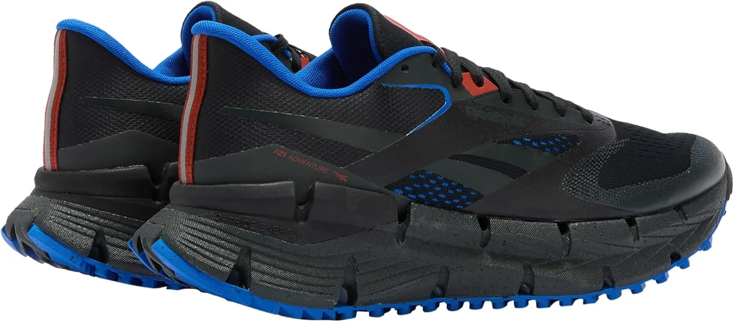 Мужские кроссовки Reebok Floatzig Adventure 1, Black Grey 6 Optimum Blue — фото 3