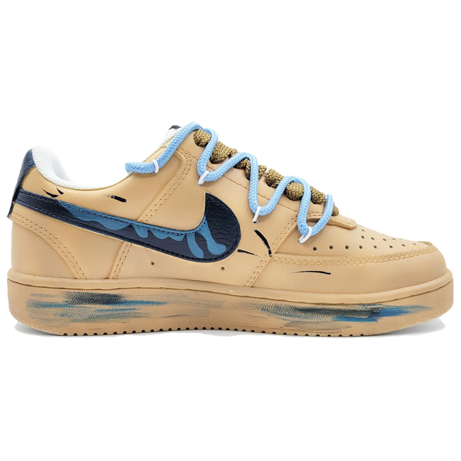 

Мужские кроссовки для скейтбординга Nike Court Vision 1, Wheat