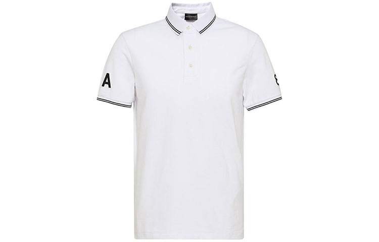 

Футболка поло мужская белая SS22 EMPORIO ARMANI
