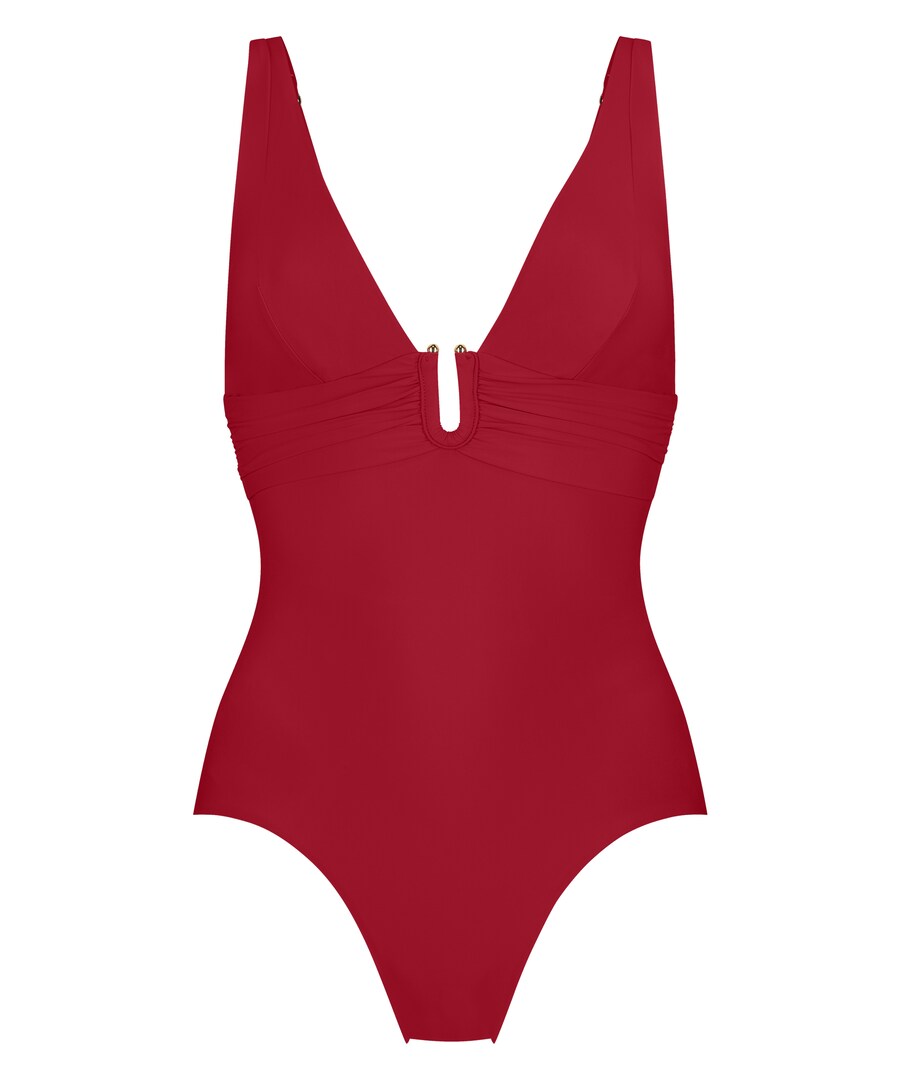 

Купальник, моделирующий треугольник Hunkemöller Luna, цвет Carmine red
