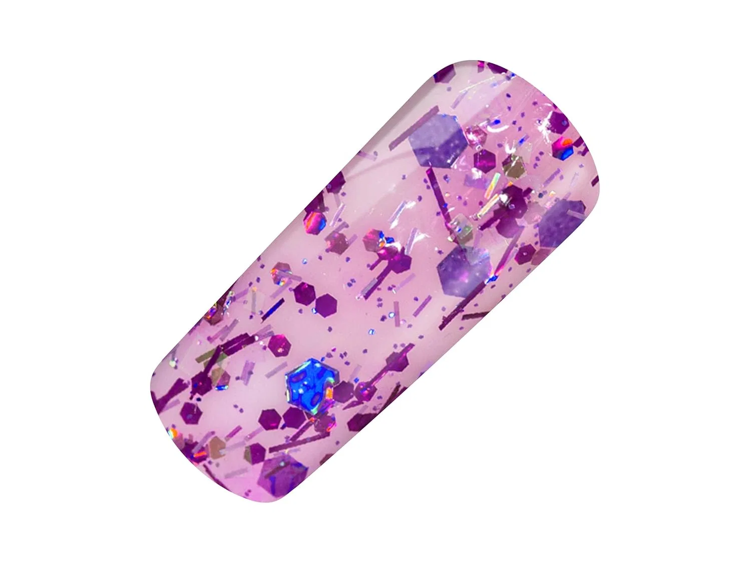 Глянцевый UV LED гель для ногтей «Crisp Violet» 5 мл Nd24 Naildesign — фото 4