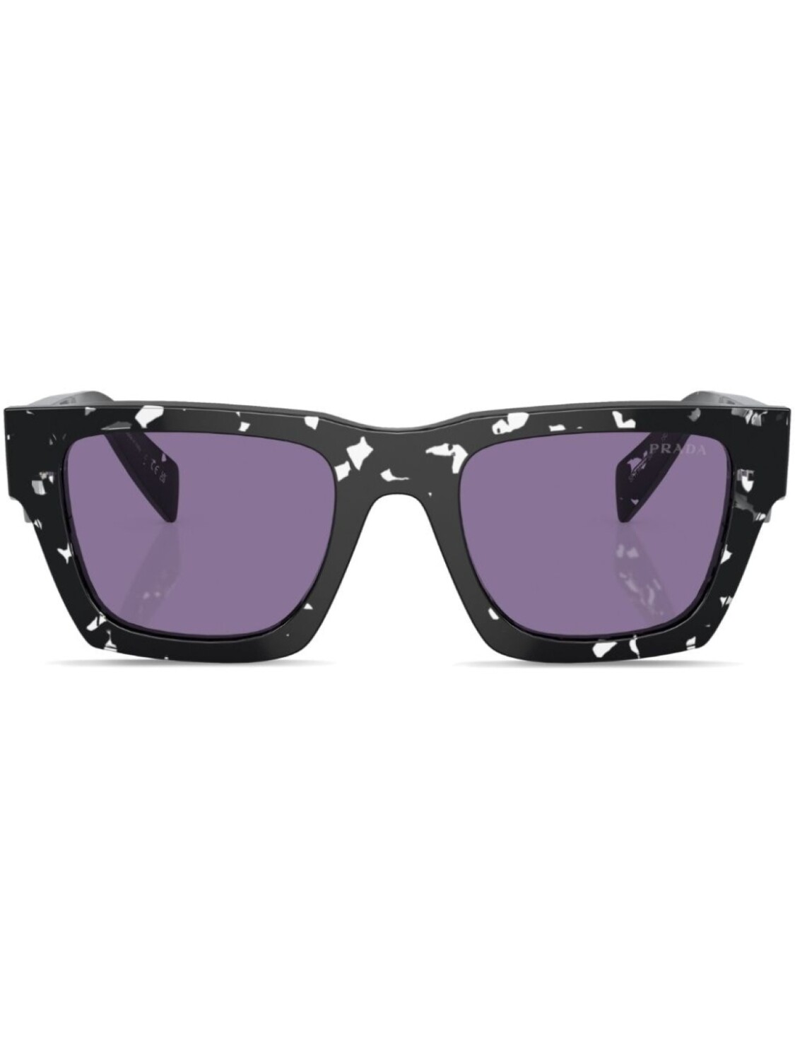 

Prada Eyewear солнцезащитные очки в оправе черепаховой расцветки, черный