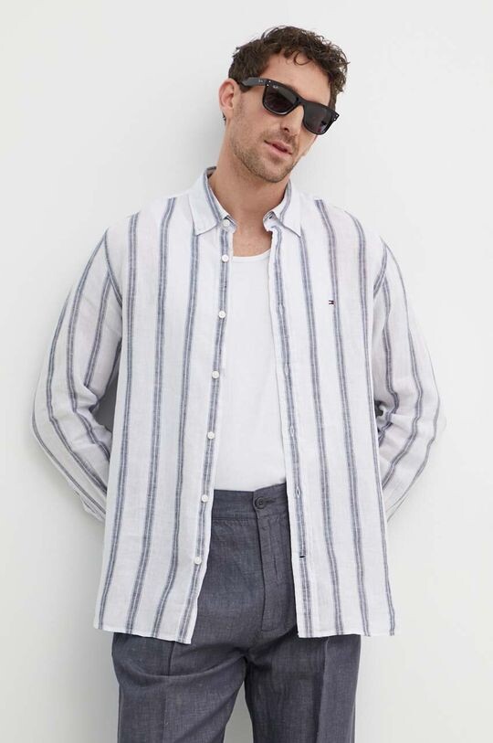 

Льняная рубашка Tommy Hilfiger, белый