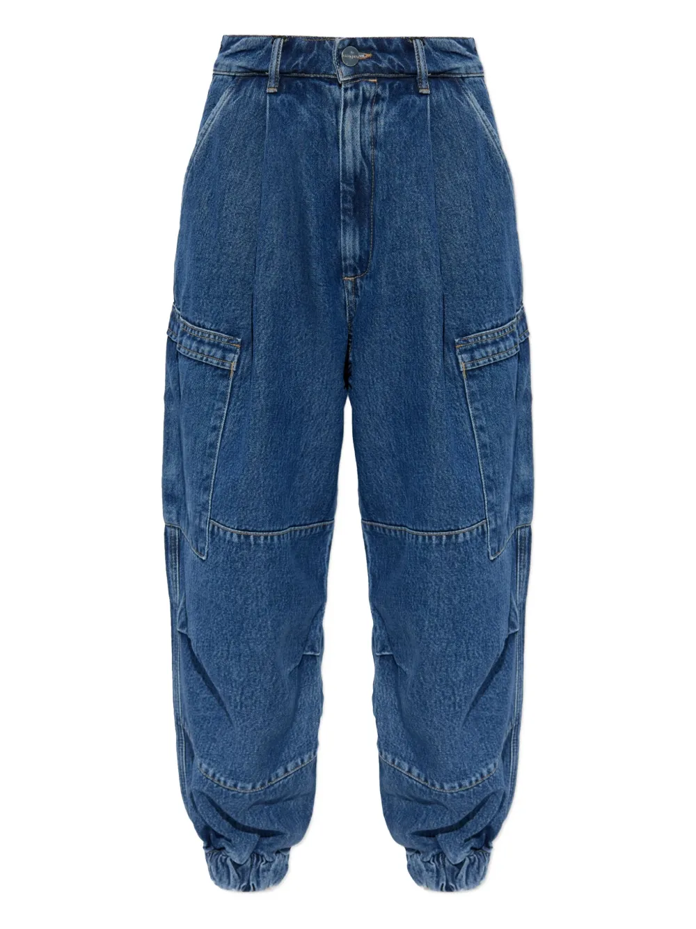 

Джинсы с карманами карго Allsaints, синий