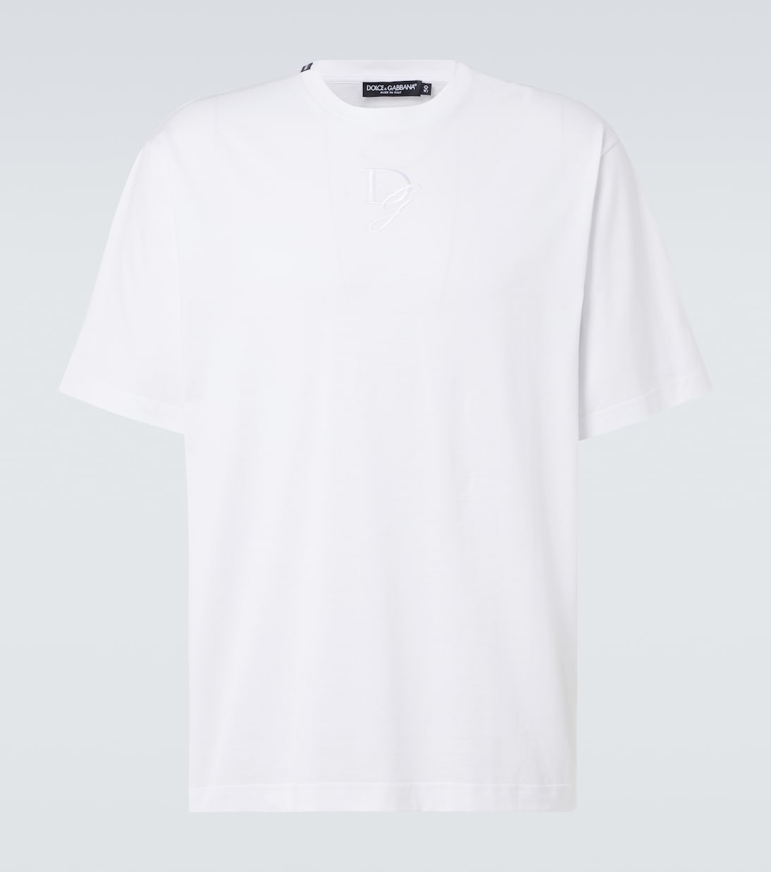 

DG хлопковая футболка из джерси Dolce&Gabbana, Optical White