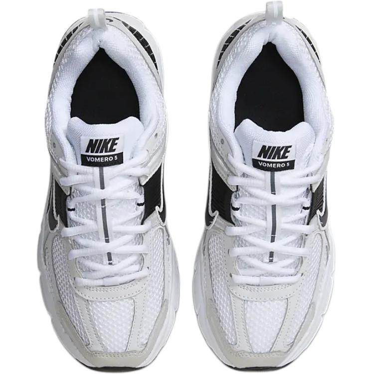 Nike Детские кроссовки с низкой амортизацией, износостойкие, белые, серые — фото 4