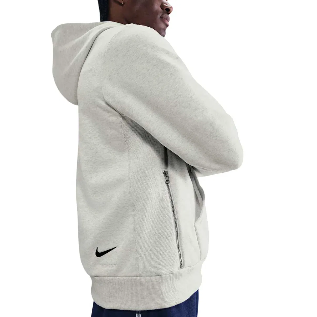 Толстовка футбольная Nike Dri-FIT Standard Issue PSG бежевая — фото 3