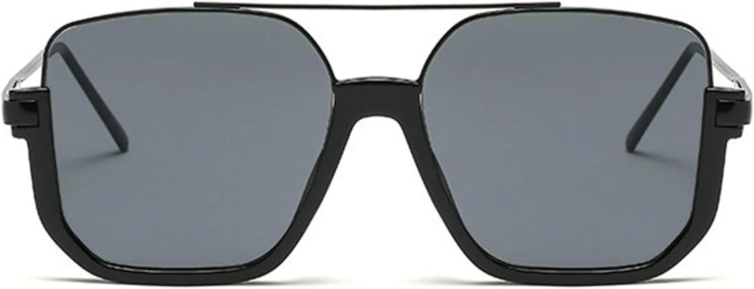 

Солнцезащитные очки Willochra в стиле ретро, ​​популярные, большие, для женщин и мужчин, квадратные, полуободковые, модные в стиле 70-х, в стиле «пилот», C3