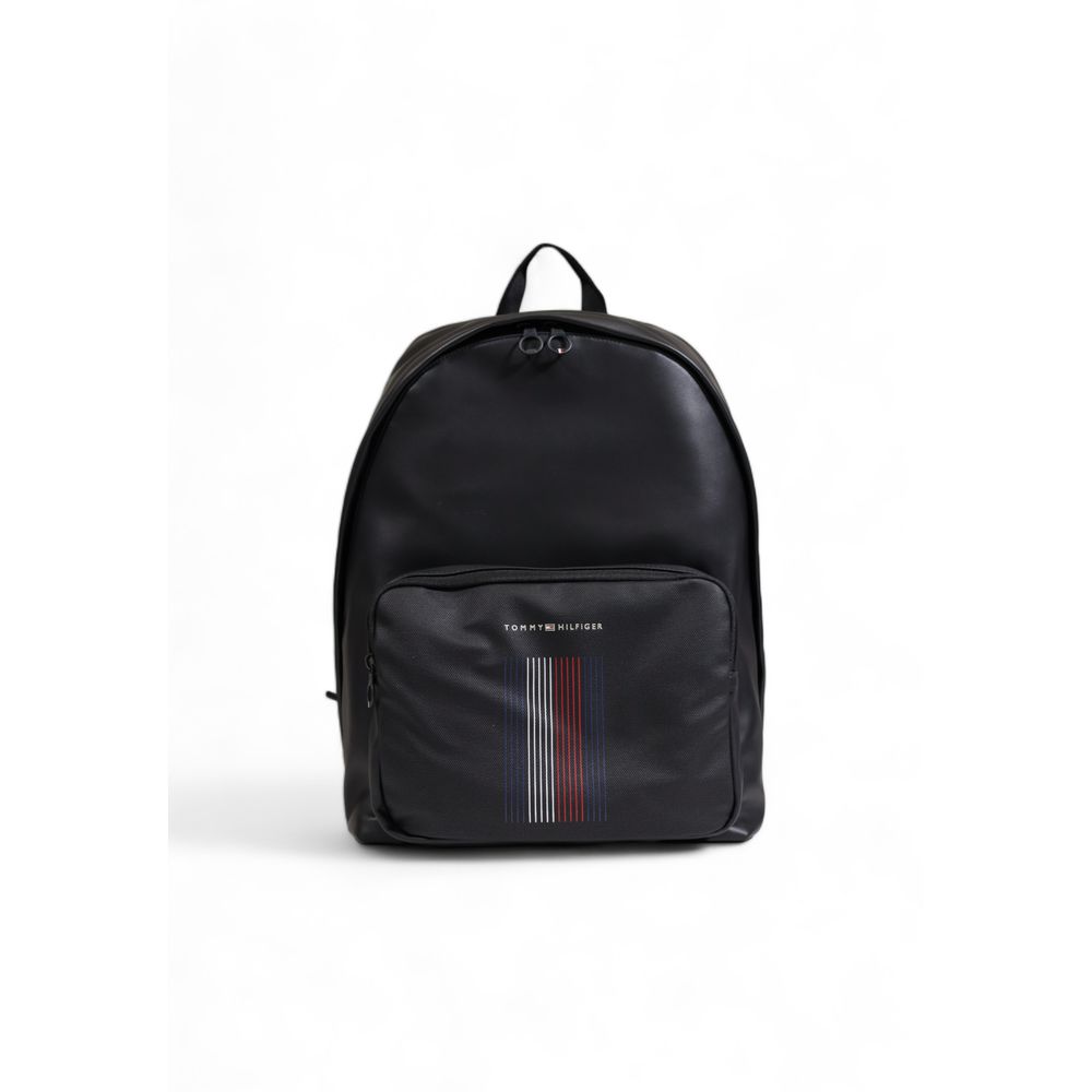 

Черный полиэтиленовый рюкзак Tommy Hilfiger