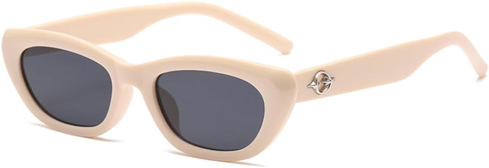 

Солнцезащитные очки для женщин и мужчин, ретро-дизайн, «кошачий глаз», модные винтажные, для путешествий, солнцезащитные очки для женщин с защитой от УФ-излучения UV400 KTUCN, Beige