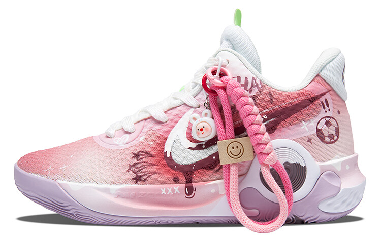 

Кроссовки Nike KD Trey 5 IX Vintage Basketball Shoes Unisex Mid-top Pink/white, розовый