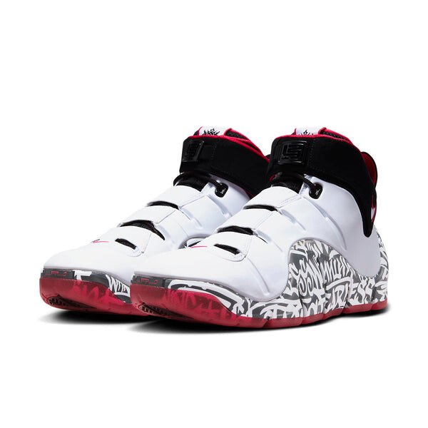 Кроссовки Nike Zoom LeBron 4 'Graffiti', белый — фото 2