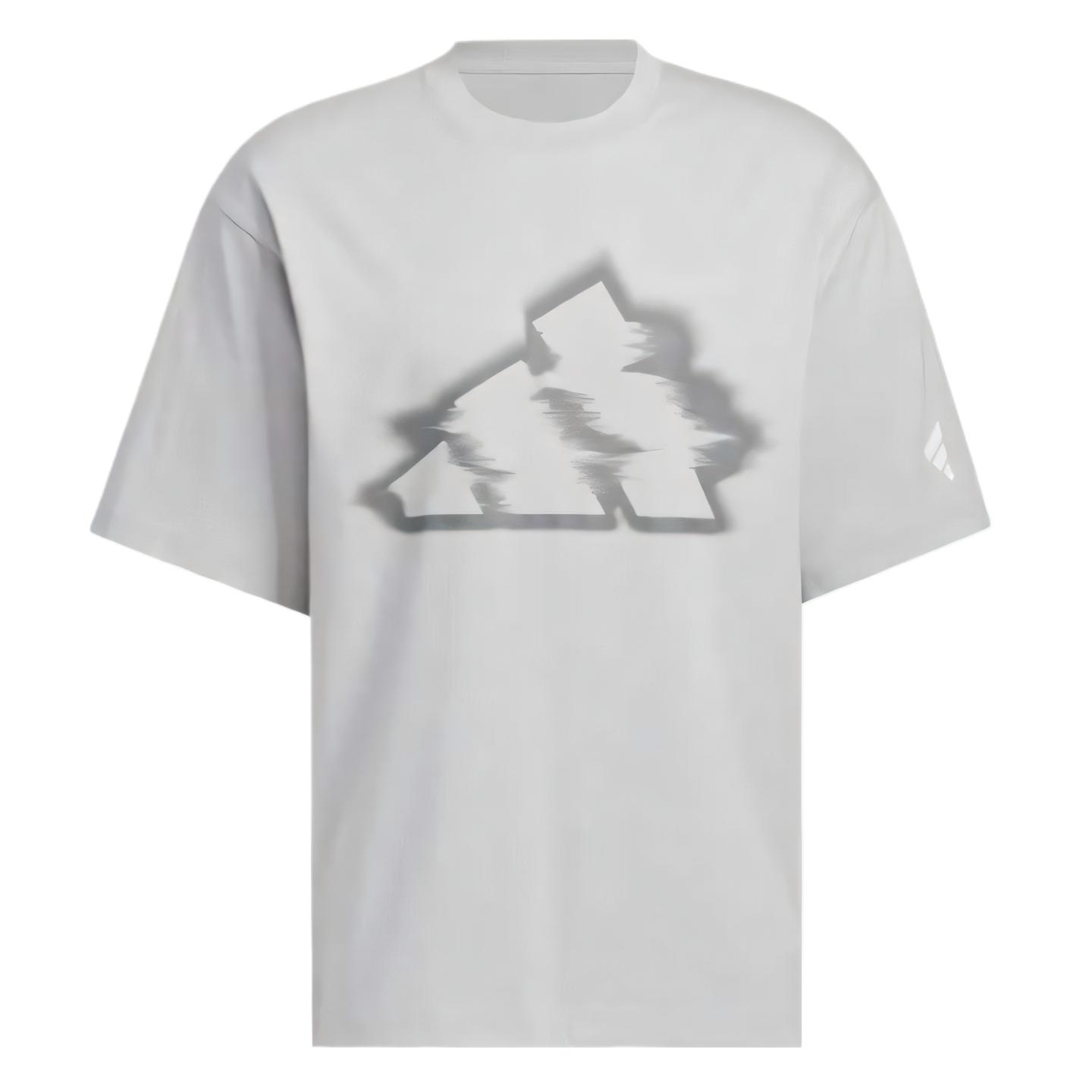 

Футболка мужская светло-серая Adidas, светло-серый