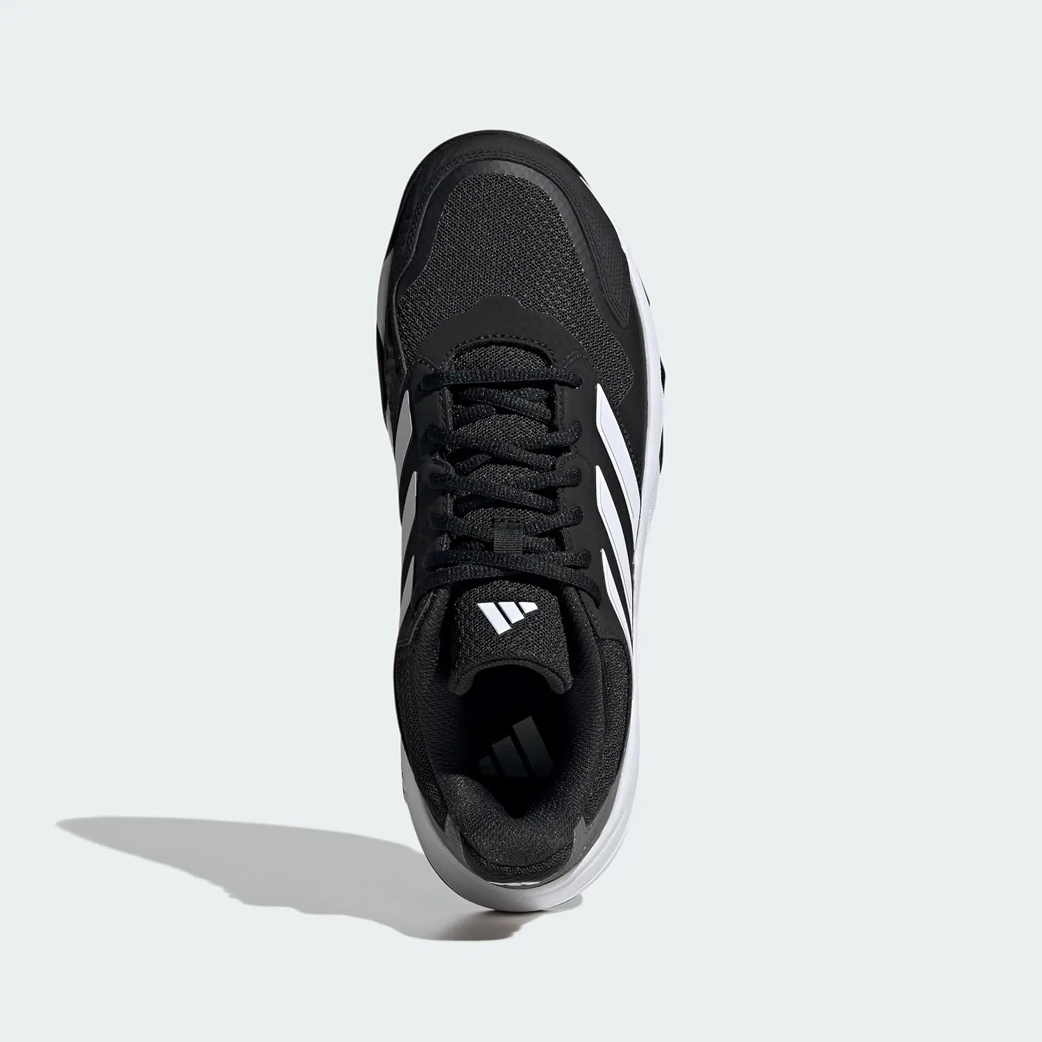 Мужские теннисные кроссовки Adidas Courtjam Control 3, Core Black Cloud White Grey Four — фото 4