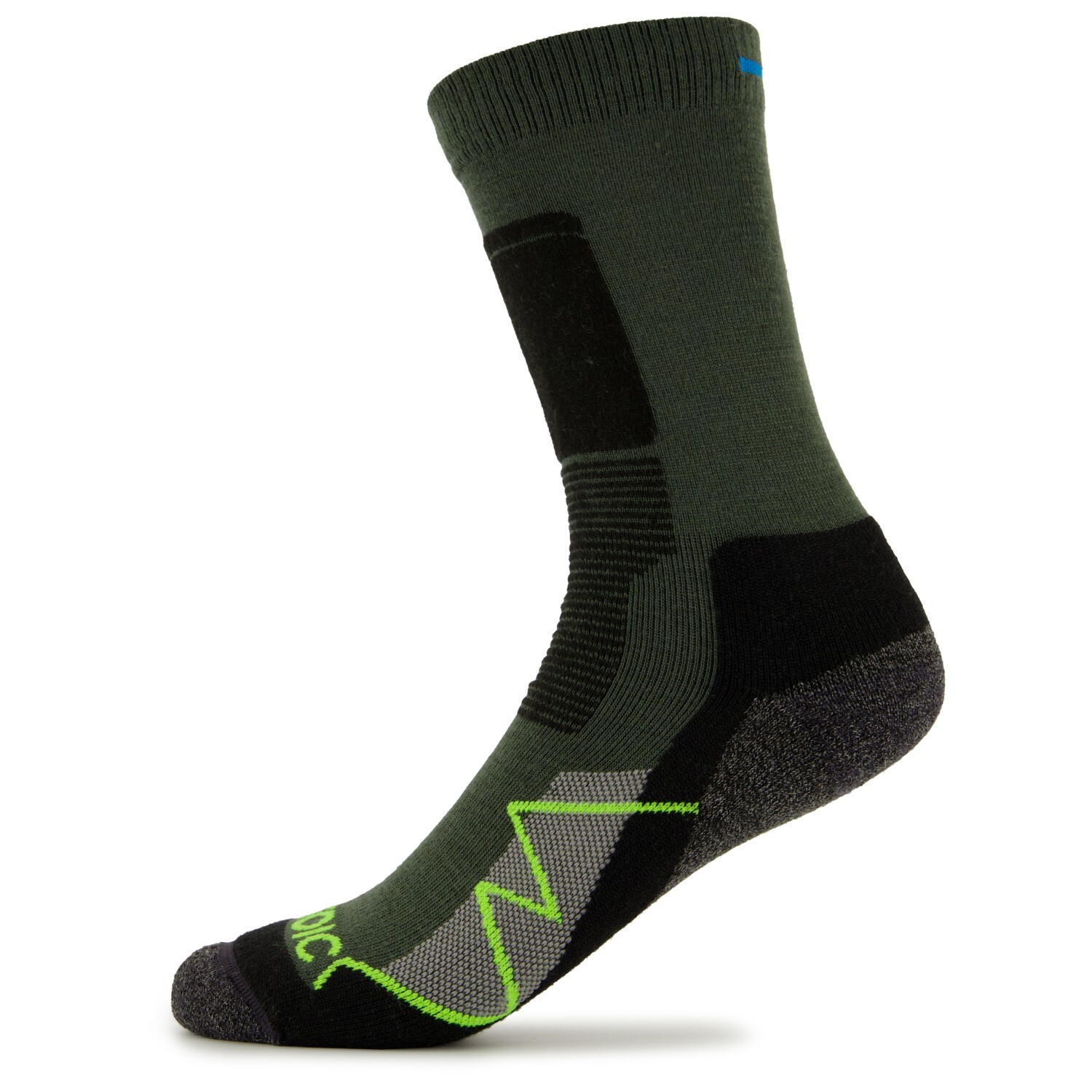 

Походные носки Stoic Merino Trekking Crew Socks, цвет Dark Green