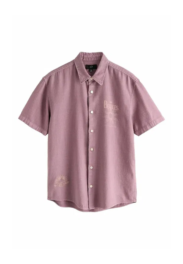 Футболка Next, Regular fit print short sleeve shirt, сиренево-фиолетовый The Beatles