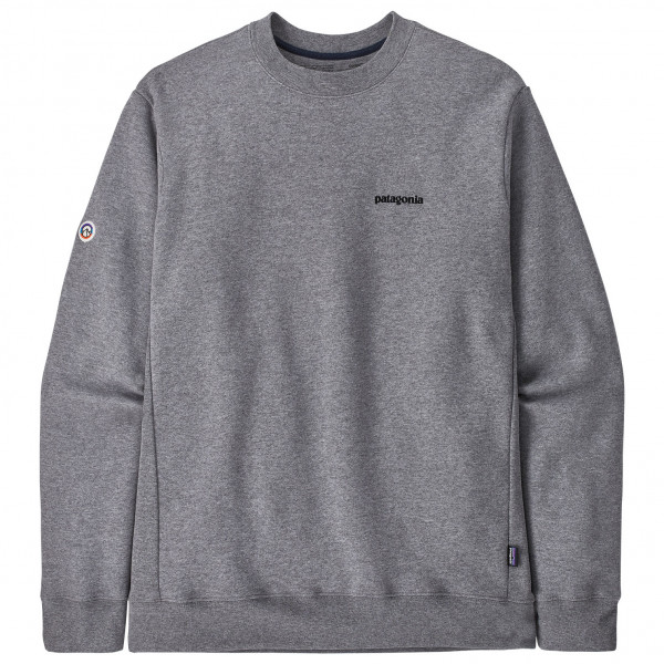

Толстовка Fitz roy icon uprisal crew - пуловер Patagonia, Gravel Heather