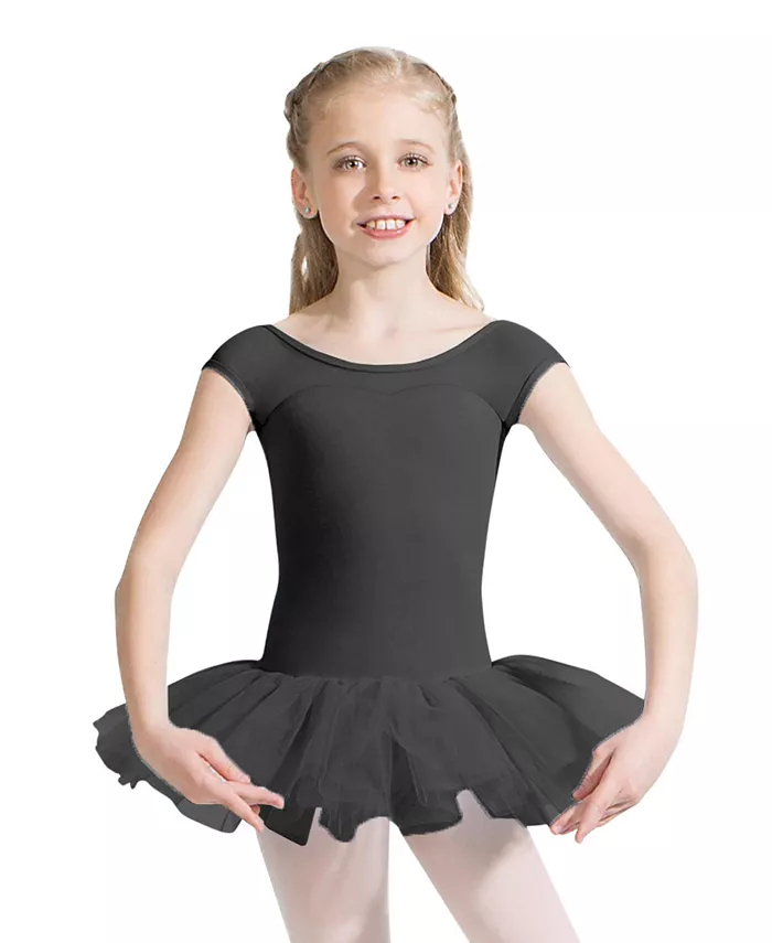 

Платье-пачка с вырезом на спине для девочек Capezio, черный
