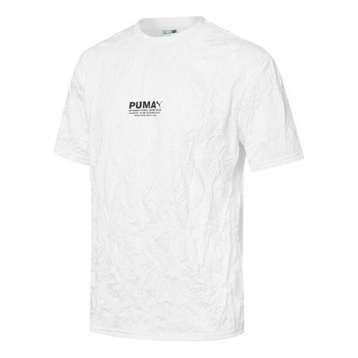 

Футболка avenir casual sports round neck short sleeve white Puma, белый