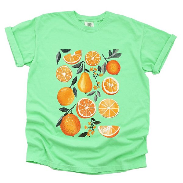 

Футболка с принтом Orange slice collage Simply Sage Market, Reef