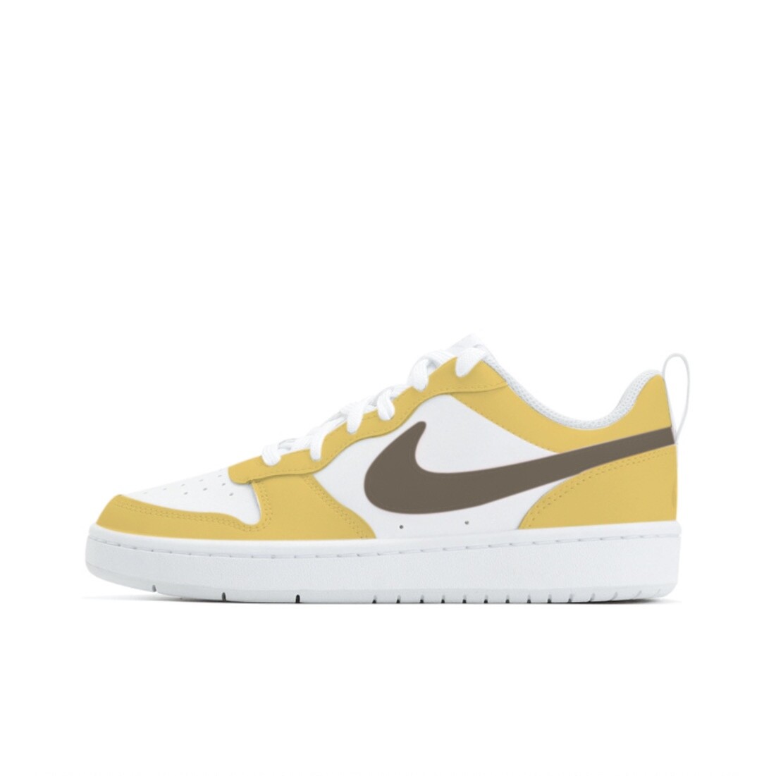 

Кроссовки Nike Court Borough 2 Skateboarding Shoes Women's Low-top White/yellow/brown, белый