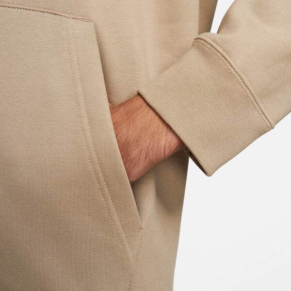 Толстовка Nike Lab Solo Swoosh Fleece Hoodie 'Khaki', хаки — фото 4