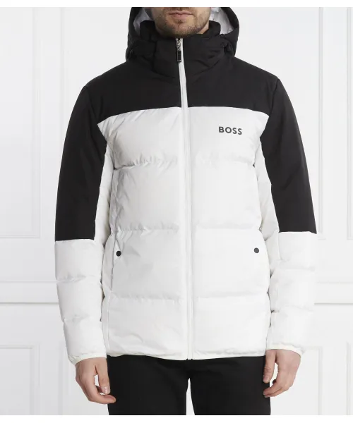 

Пуховик j_hamar1 Regular fit Boss Green, белый