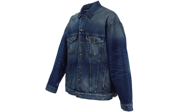 Куртка fbi denim jacket 'blue' Balenciaga, синий — фото 3