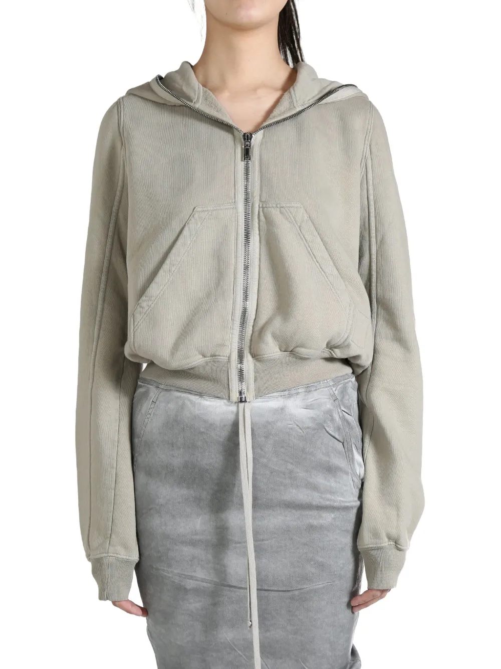 

Хлопковая толстовка с капюшоном Rick Owens DRKSHDW, нейтральный