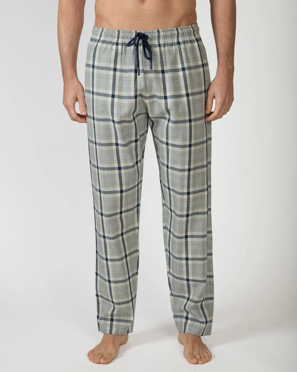 

Мужские трикотажные пижамные штаны из хлопка Massana, серый/синий