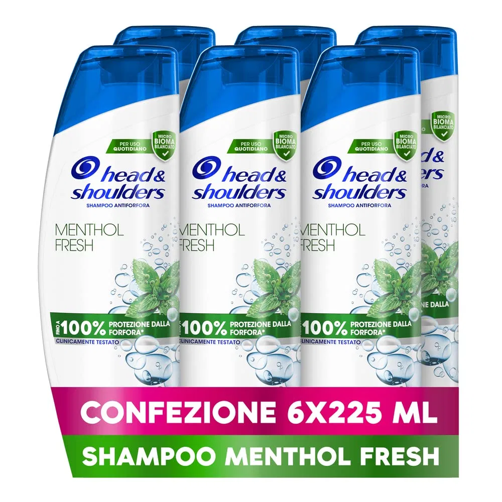 Шампунь против перхоти «Menthol Fresh» от Head & Shoulders, 6 x 225 мл Head & Shoulders