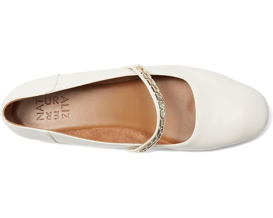 Балетки Naturalizer Kelly Chain, цвет Warm White Faux Leather — фото 2