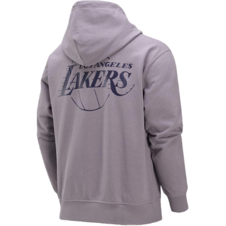 Jordan Мужская толстовка CourtsideNBA Los Angeles Lakers, дымчато-фиолетового цвета — фото 4