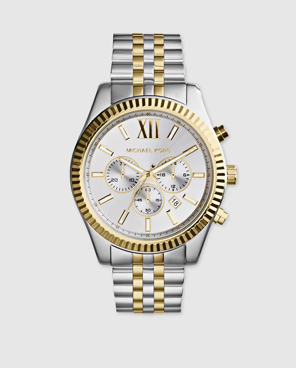 

Michael Kors MK8344 двухцветные мужские часы с хронографом, мультиколор