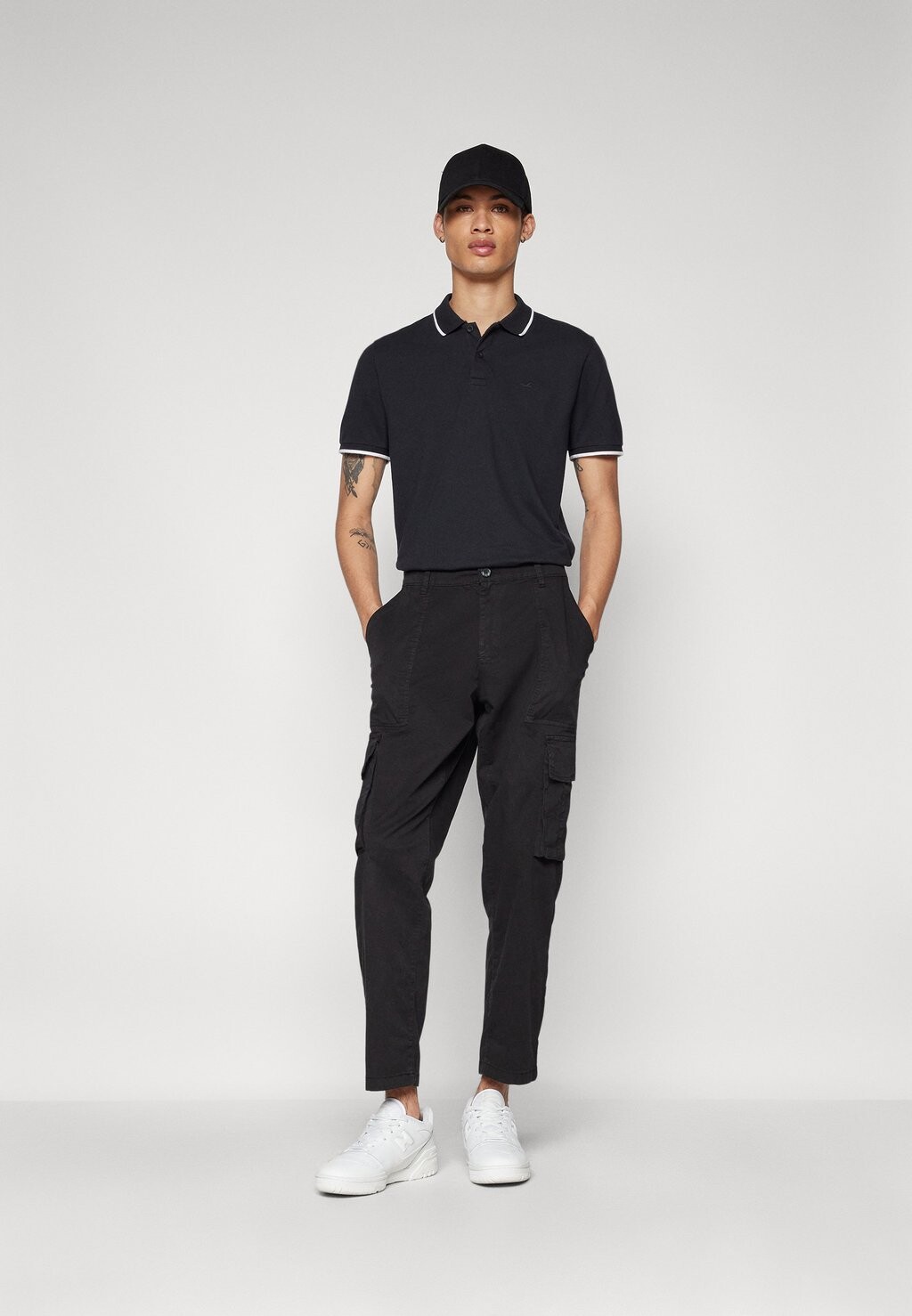 

Рубашка поло TIPPING Hollister Co., черный