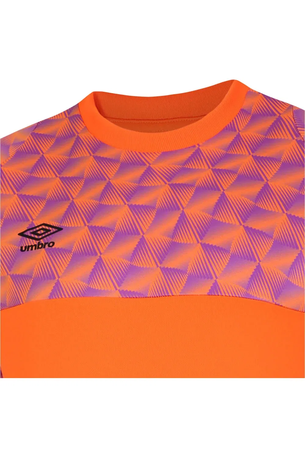 Футболка детская лонгслив Umbro, терракотовый — фото 3