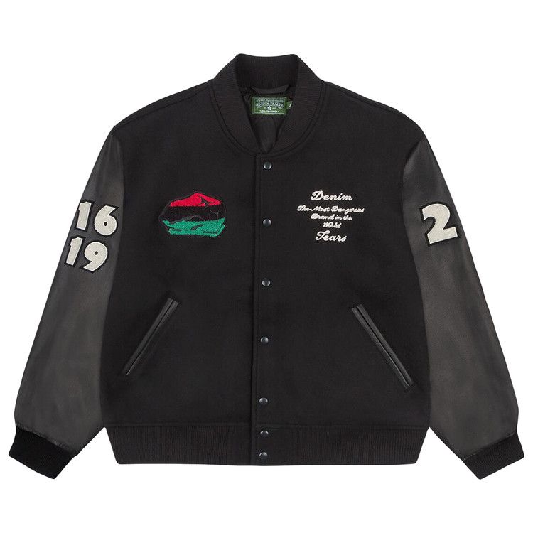 

Куртка Denim Tears Peace Wreath Varsity Jacket, Black