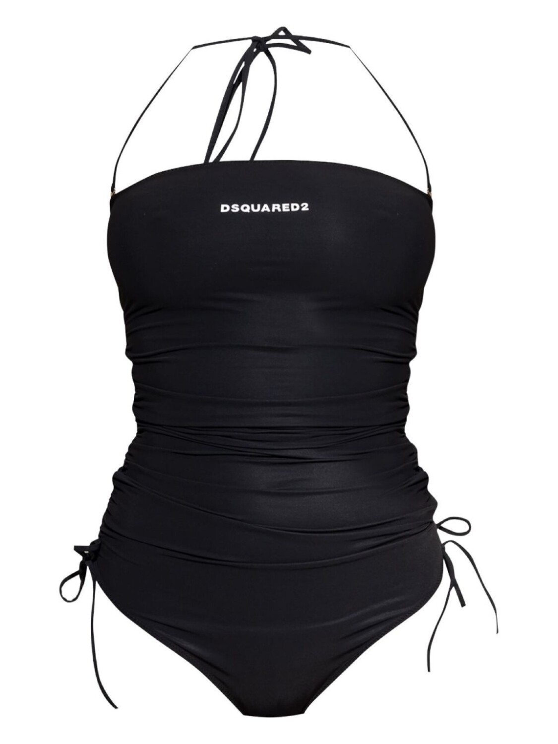 

Купальник со сборками DSQUARED2, черный