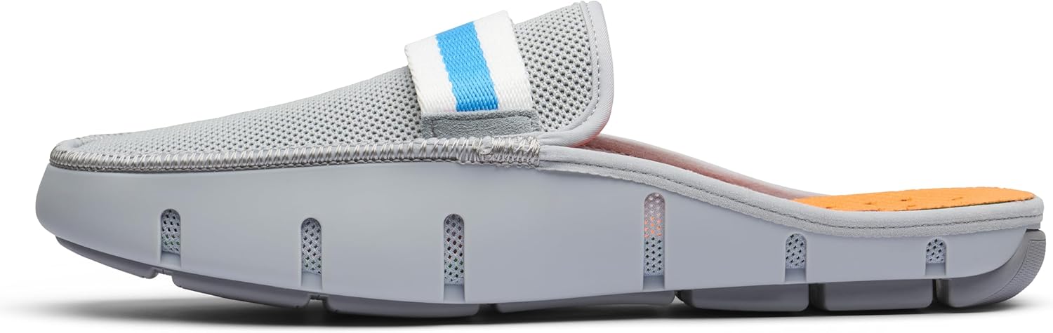 

Мужские лоферы SWIMS, легкие повседневные слипоны для лета, удобные слайд-лоферы, стильная модная обувь для пляжа, светло-серый