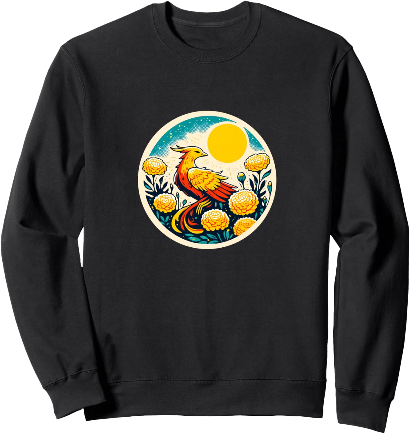 

Толстовка с изображением птицы Огненный Феникс Phoenix Birb Snugg, черный