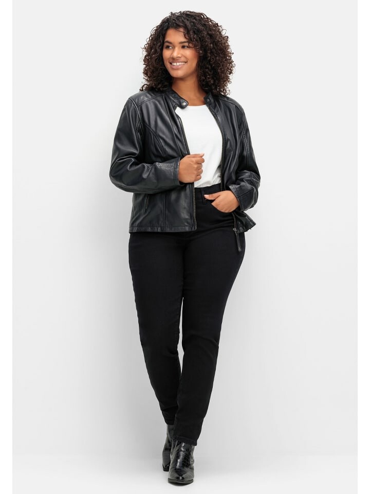 

Джинсы sheego, цвет black denim