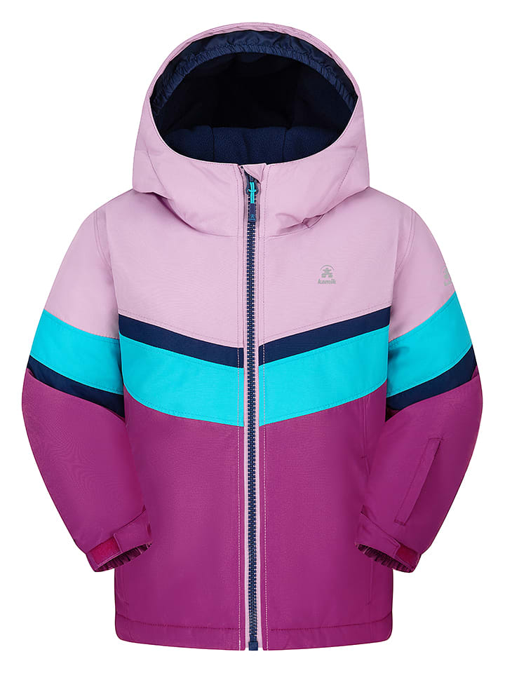 

Куртка для лыж и сноуборда Kamik Ski-/ Snowboardjacke Akira, цвет Lila/Rosa/Hellblau