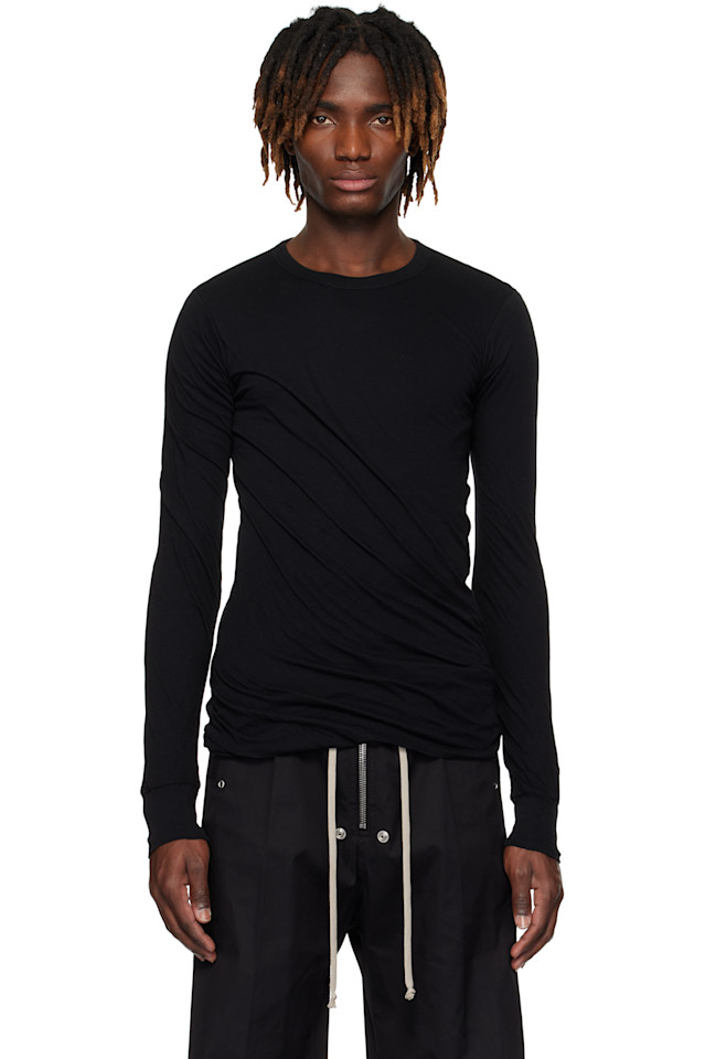 

Футболка Hollywood Double LS Rick Owens, черный