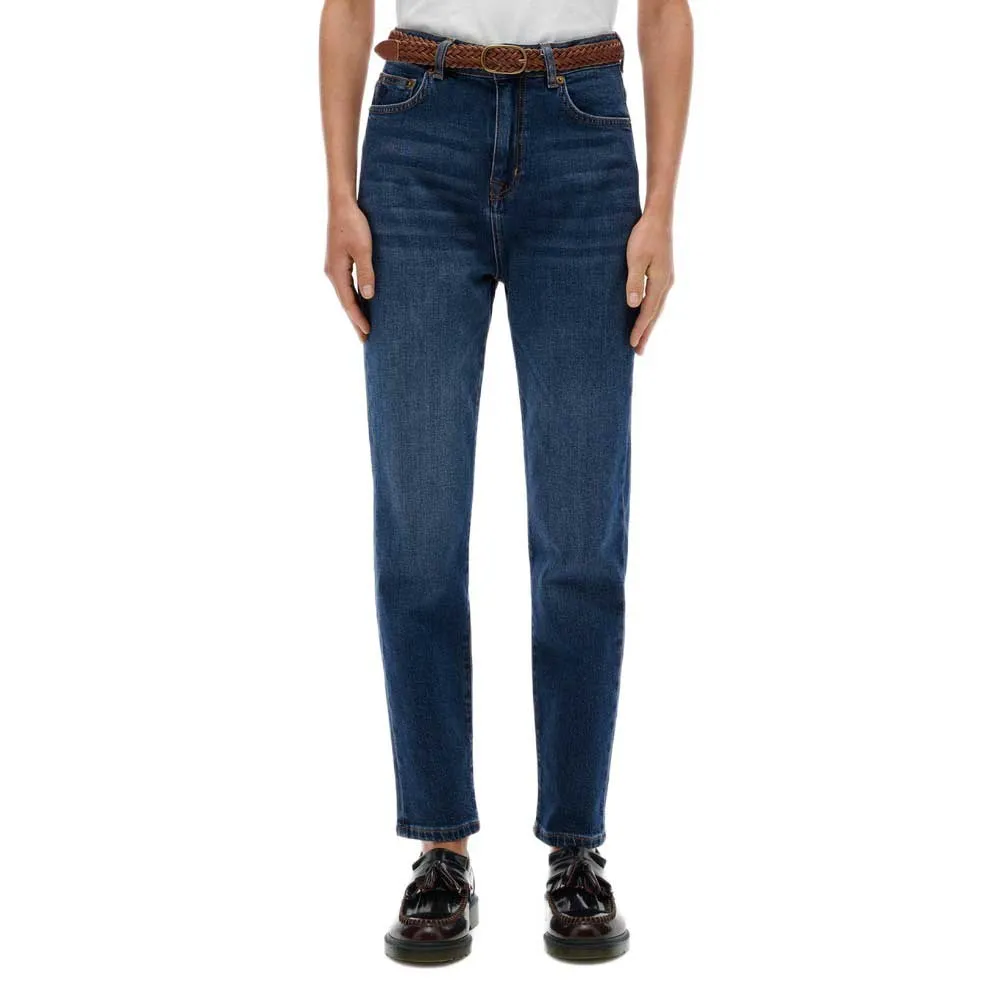 

Джинсы Superdry High Rise Mom jeans, синий