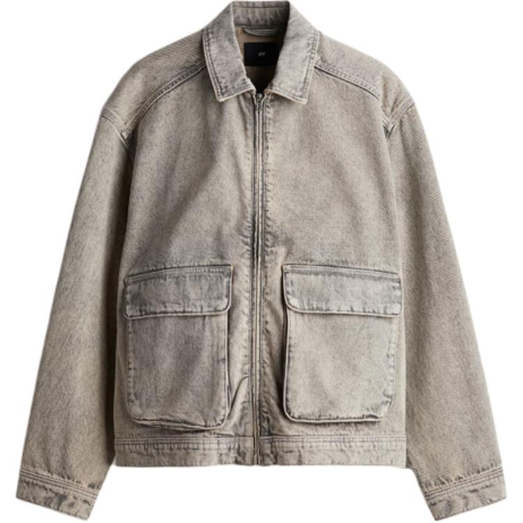 

H&M Джинсовая куртка мужская бежевая, Denim Beige