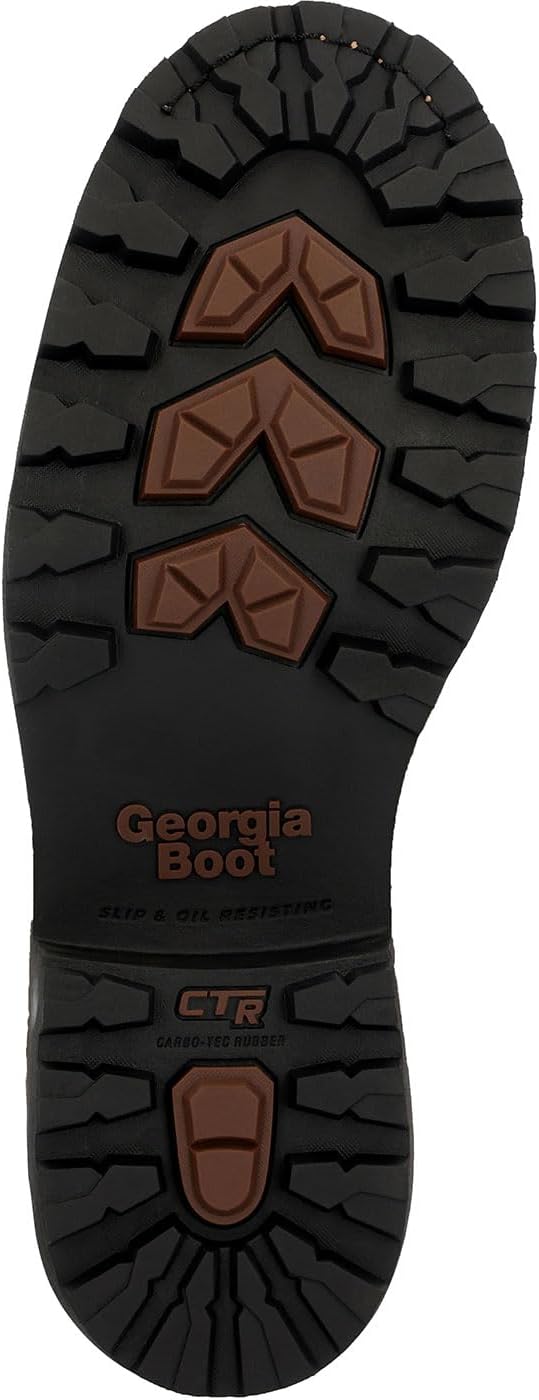 Ботинки Georgia Boot Core 37 с водонепроницаемым композитным носком и вырезанным каблуком, размер 9, коричневый — фото 2