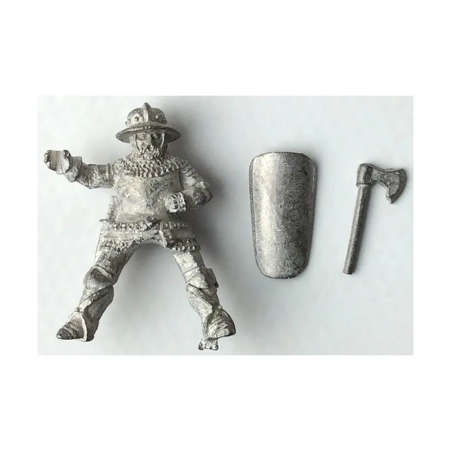 

Немецкий сержант в фуражке-котелке в полной броне №1, Historical Miniatures - Teutonic Knights - Loose Miniatures (25mm)