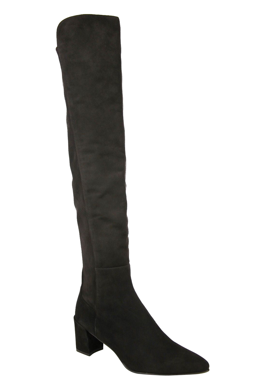 Stuart Weitzman Женские сапоги Allwayhunk Cola из замши до колена, темно-коричневый